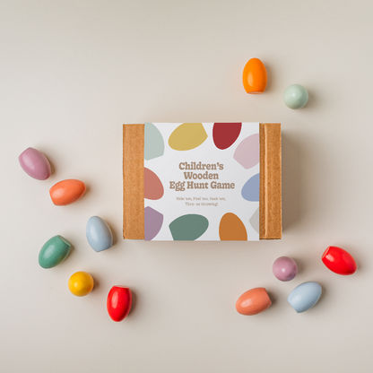 20 Wooden Toy Eggs
